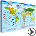 Obraz Mapa świata dla dzieci - kolorowe podróże 97574 additionalThumb 6