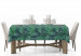 Obrus na stół Palmy i liście - botaniczna kompozycja z monsterą w odcieniach zieleni 147184 additionalThumb 2