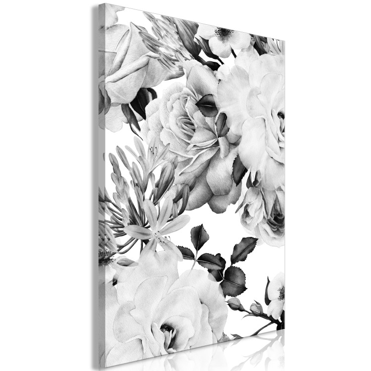 Obraz Eleganckie pąki kwiatów - elegancka grafika z kwiatowym motywem 123805 additionalImage 2