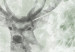 Fototapeta Jelenie we mgle - akwarelowe zwierzęta na zielonym tle 146405 additionalThumb 4