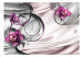 Fototapeta Fala przyjemności - abstrakcja kwiatów orchidei w fiolecie i z perłami 60305 additionalThumb 1