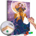 Obraz do malowania po numerach Kobieta księżyc 130815