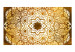 Fototapeta Geometryczny portal - złote tło w deseń kwiatu w stylu orientalnym 90425 additionalThumb 1