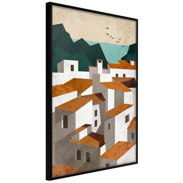 Plakat Miasteczko - pejzaż gór, morza i architektury śródziemnomorskiej 145535 additionalImage 5