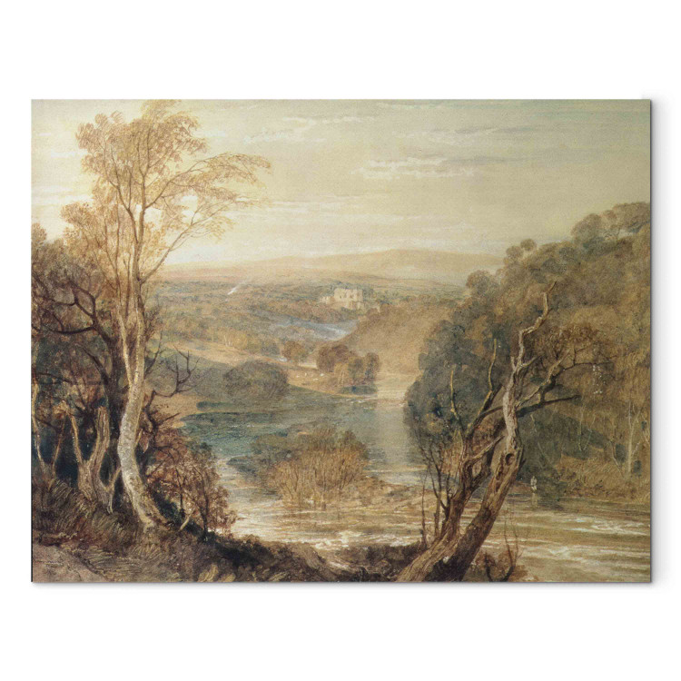 Reprodukcja obrazu Rzeka Wharfe z widokiem na Barden Tower w oddali 157945