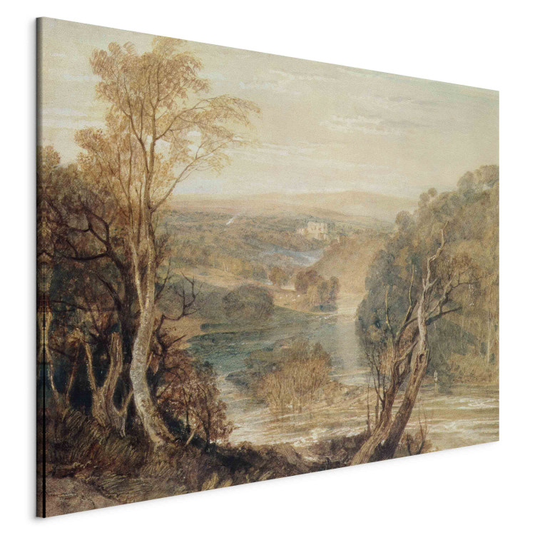 Reprodukcja obrazu Rzeka Wharfe z widokiem na Barden Tower w oddali 157945 additionalImage 2