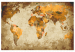 Obraz do malowania po numerach Brązowa mapa świata 116755 additionalThumb 7