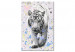 Obraz do malowania po numerach Biały tygrys 128355 additionalThumb 6
