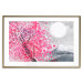 Plakat Japońskie widoki - pejzaż z górą Fudżi i różowym drzewem 145755 additionalThumb 20