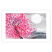Plakat Japońskie widoki - pejzaż z górą Fudżi i różowym drzewem 145755 additionalThumb 21