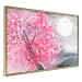 Plakat Japońskie widoki - pejzaż z górą Fudżi i różowym drzewem 145755 additionalThumb 3