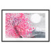 Plakat Japońskie widoki - pejzaż z górą Fudżi i różowym drzewem 145755 additionalThumb 17