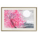 Plakat Japońskie widoki - pejzaż z górą Fudżi i różowym drzewem 145755 additionalThumb 22
