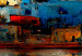 Obraz Kafsa, Tunezja - abstrakcyjne kolorowe miasteczko nad brzegiem morza 147655 additionalThumb 4