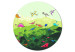 Obraz koło Dinozaury - śmieszne kolorowe smoki w dziecięcym lesie marzeń 148755