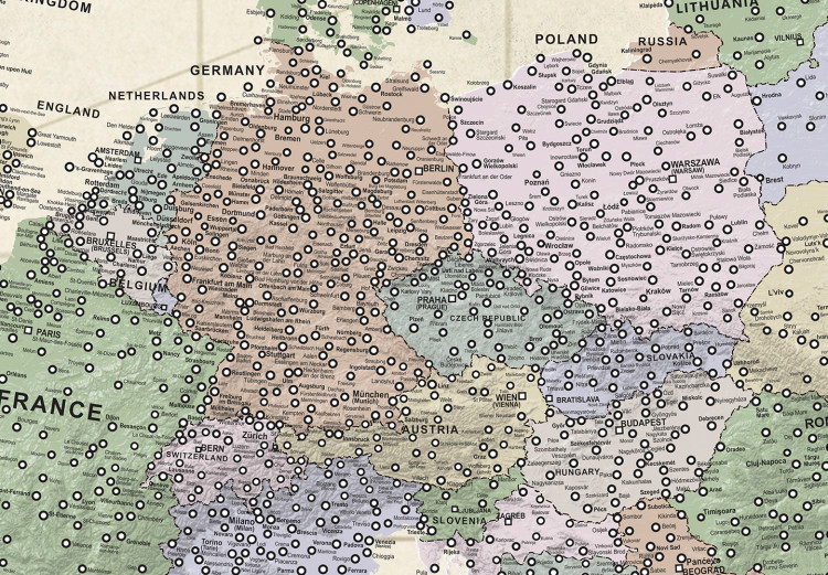 Obraz Mapa Europy (1-częściowy) szeroki 114075 additionalImage 5
