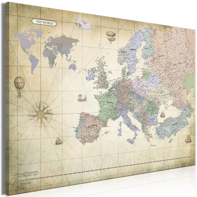 Obraz Mapa Europy (1-częściowy) szeroki 114075 additionalImage 2