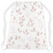 Worek plecak Subtelne listowie - minimalistyczny wzór roślinny na białym tle 147375 additionalThumb 2