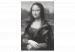 Obraz do malowania po numerach Czarno-biała Mona Lisa 127485 additionalThumb 7