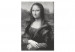 Obraz do malowania po numerach Czarno-biała Mona Lisa 127485 additionalThumb 6