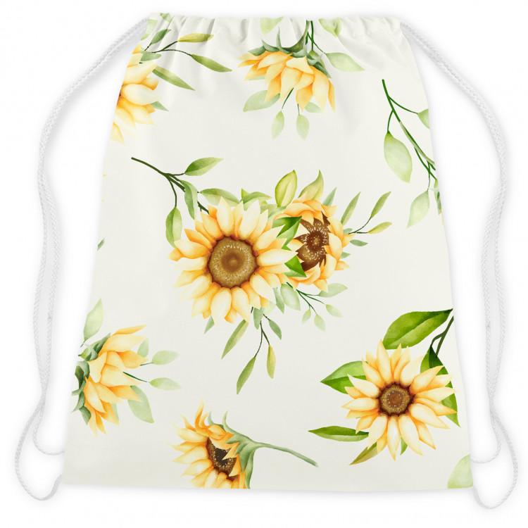 Worek plecak Spadające słoneczniki - kompozycja kwiatowa w stylu vintage 147385 additionalImage 2