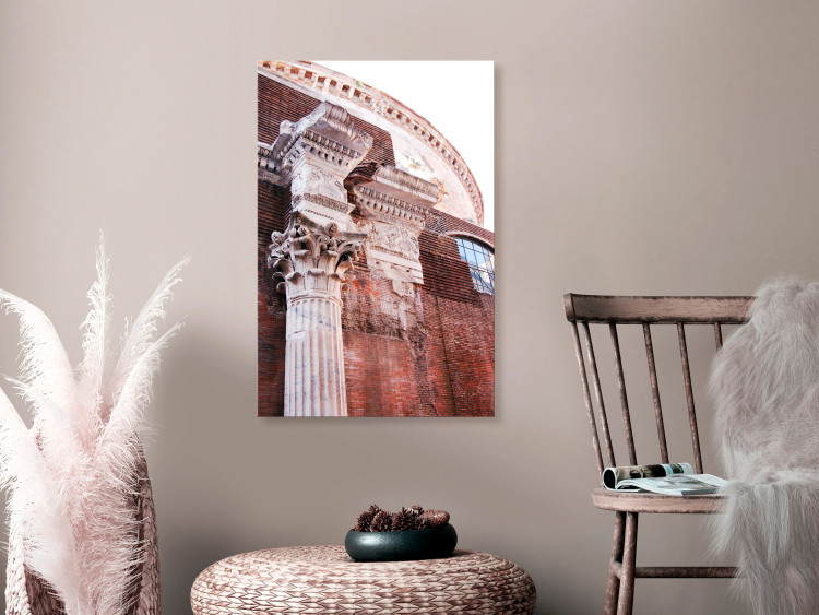 Obraz Boczna ściana Panteonu w Rzymie - fotografia z zabytkową architekturą 135695 additionalImage 3