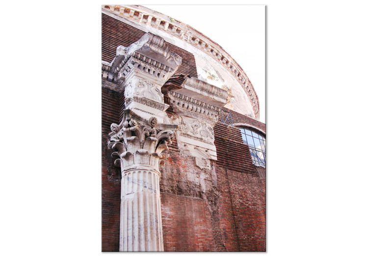 Obraz Boczna ściana Panteonu w Rzymie - fotografia z zabytkową architekturą 135695