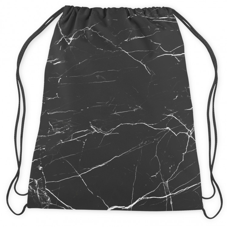 Worek plecak Rysy na marmurze - grafitowy wzór imitujący powierzchnię kamienia 147495 additionalImage 2