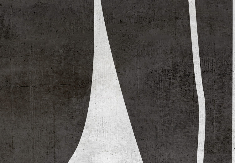 Obraz Sylwetka zamyślonej kobiety - czarno-biała grafika w stylu scandi boho 134206 additionalImage 4