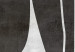 Obraz Sylwetka zamyślonej kobiety - czarno-biała grafika w stylu scandi boho 134206 additionalThumb 4