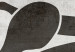 Obraz Sylwetka zamyślonej kobiety - czarno-biała grafika w stylu scandi boho 134206 additionalThumb 5