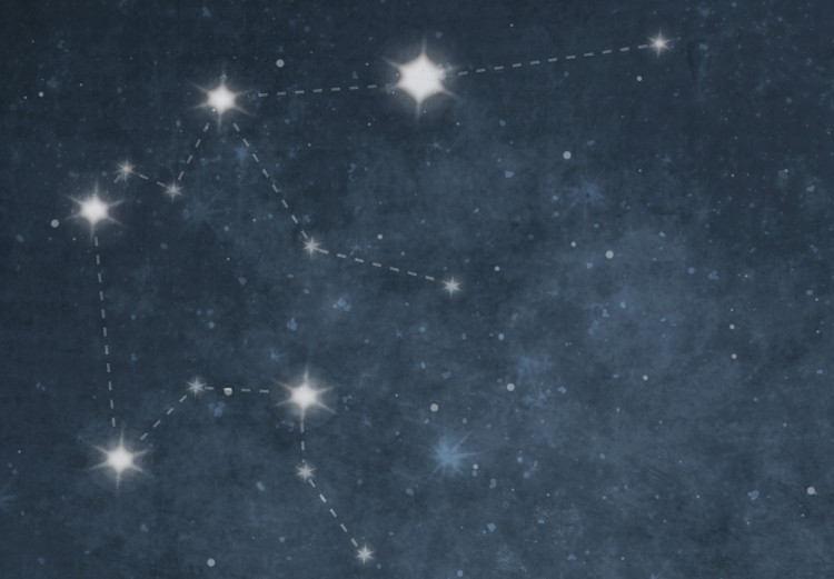 Fototapeta Gwiazdy - konstelacje znaków zodiaku w granatowym kosmosie 145306 additionalImage 3
