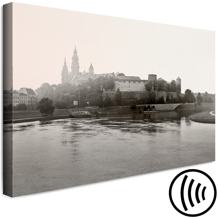 Obraz Wawel - polski zamek nad Wisłą w Krakowie w odcieniach sepii 118116 additionalImage 6
