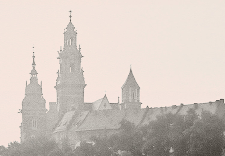 Obraz Wawel - polski zamek nad Wisłą w Krakowie w odcieniach sepii 118116 additionalImage 4