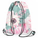 Worek plecak Kwiatowe marzenie – różowo-zielony motyw inspirowany naturą 147626