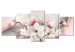Obraz Magnolia w rozkwicie (5-częściowy) szeroki 107236