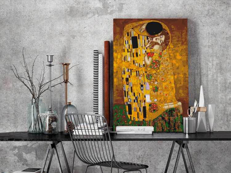 Obraz do malowania po numerach Klimt: Pocałunek 127236 additionalImage 2