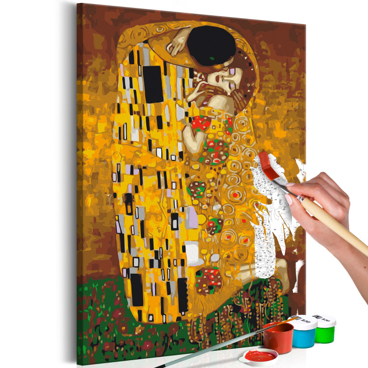 Obraz do malowania po numerach Klimt: Pocałunek 127236 additionalImage 3