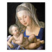 Reprodukcja obrazu Virgin and child holding a half-eaten pear 152436