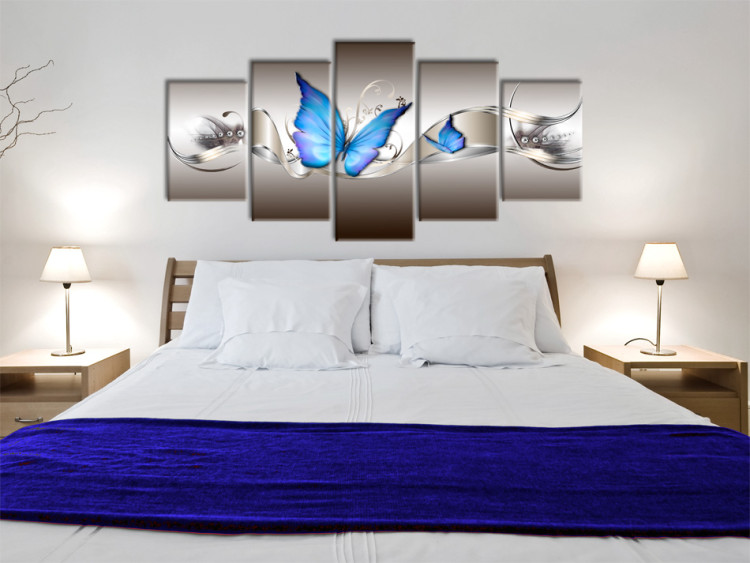 Obraz Niebieskie motyle 56156 additionalImage 3