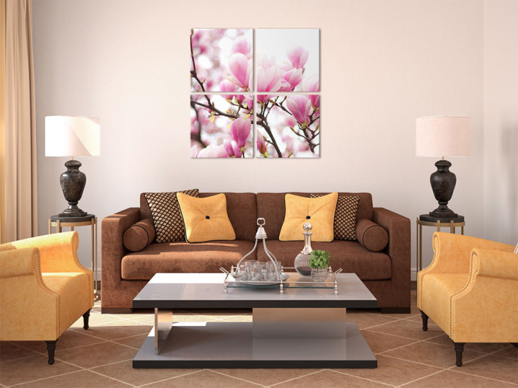 Obraz Kwitnące drzewo magnolii 58776 additionalImage 3