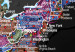 Obraz Wielokolorowa mapa Ameryki Północnej - na czarnym tle 127896 additionalThumb 5