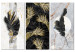 Obraz Złote trio (3-częściowy) 131696