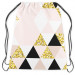 Worek plecak Złoty kalejdoskop - abstrakcyjna, geometryczna kompozycja glamour 147396 additionalThumb 4
