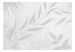 Fototapeta Liściaste złudzenie - cień liści roślin na betonowym białym tle 145117 additionalThumb 1