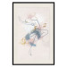 Plakat Linearna kobieta - rysunek tańczącej baletnicy i delikatne plamy akwareli 145127 additionalThumb 25