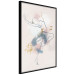 Plakat Linearna kobieta - rysunek tańczącej baletnicy i delikatne plamy akwareli 145127 additionalThumb 5