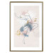 Plakat Linearna kobieta - rysunek tańczącej baletnicy i delikatne plamy akwareli 145127 additionalThumb 16