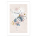 Plakat Linearna kobieta - rysunek tańczącej baletnicy i delikatne plamy akwareli 145127 additionalThumb 19