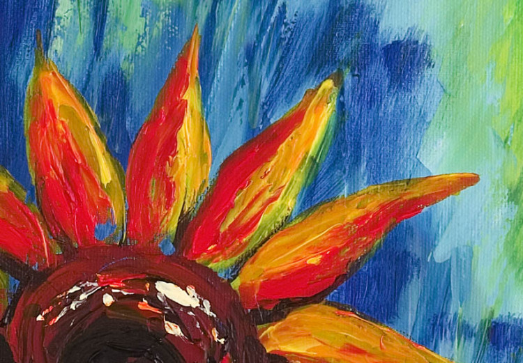 Obraz Słoneczniki (1-częściowy) - kolorowa kompozycja z żółtymi kwiatami 48627 additionalImage 4
